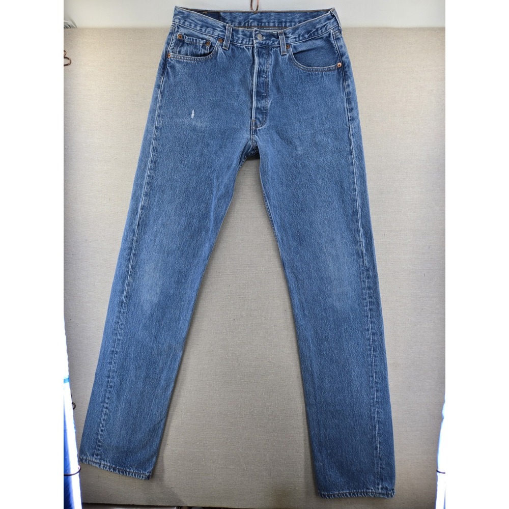 Vintage Levis 501 Made in USA Jeans Mens 34x38 Tall Fits 32x36" Dec 1996